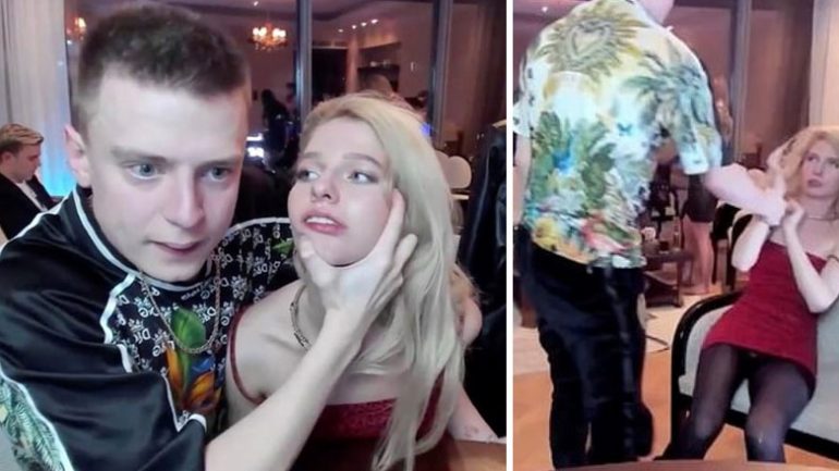 Sosyal medya fenomeni, konuk ettiği kadını canlı yayında darp etti