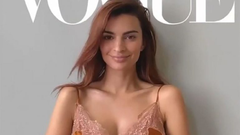 Emily Ratajkowski’den en özel çekim! Hamile olduğunu böyle duyurdu!