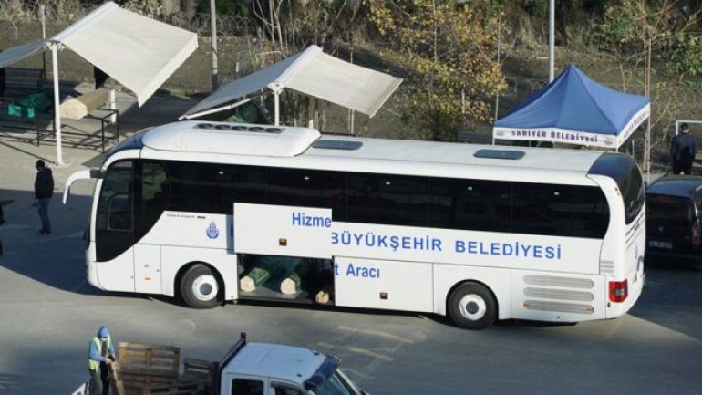 İstanbul’da korkutan görüntü! Cenazeler İBB otobüsüyle taşındı