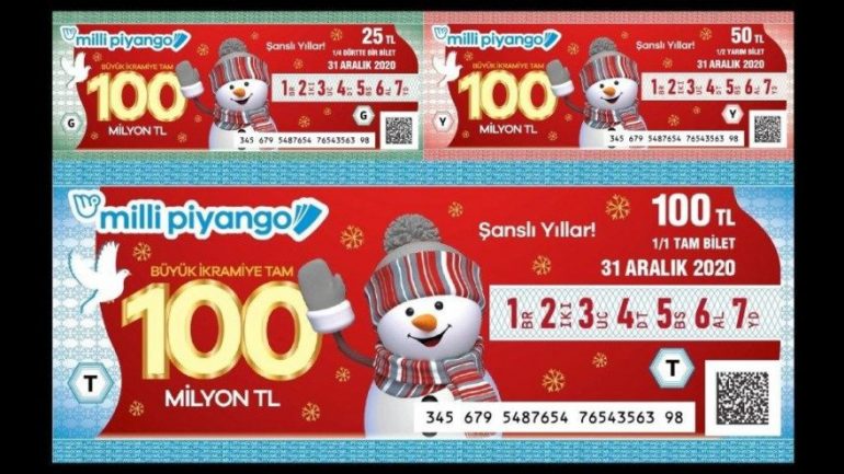 Piyangoda yılbaşı ikramiyesi belli oldu