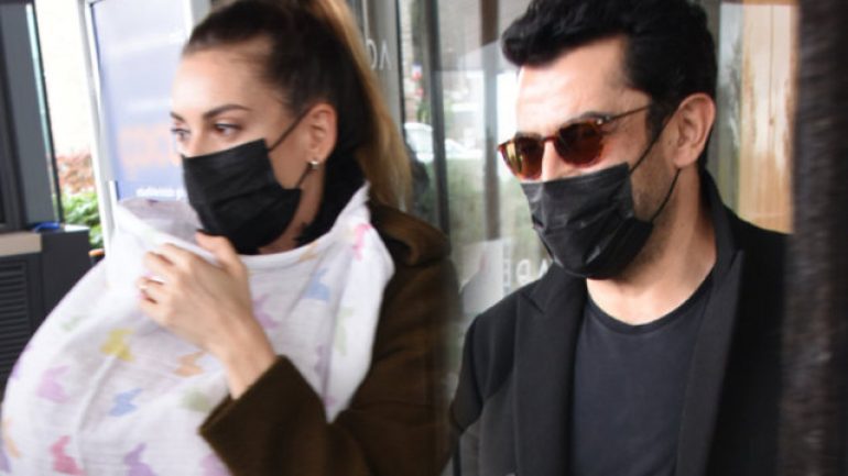 Kenan İmirzalıoğlu, kızı Lalin’in aşısını yaptırdı