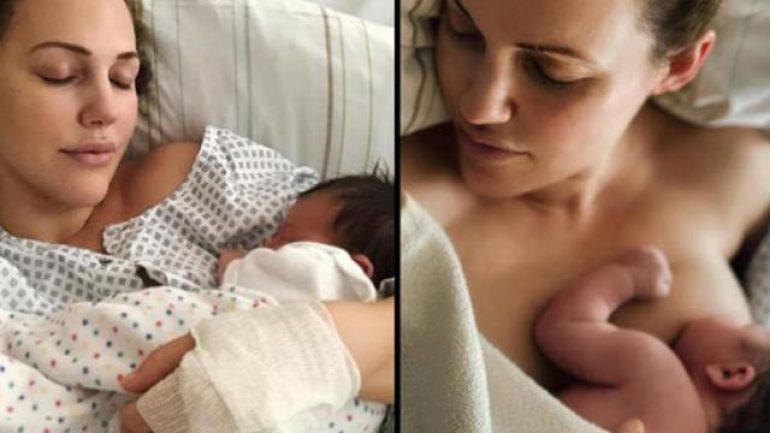 Meryem Uzerli kızının yüzünü ilk kez gösterdi