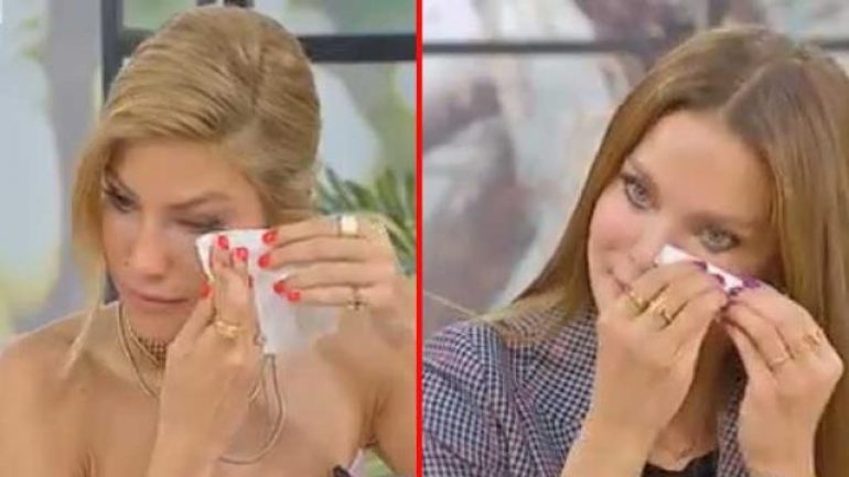 Ebru Şallı ile Çağla Şıkel’in gözyaşları…