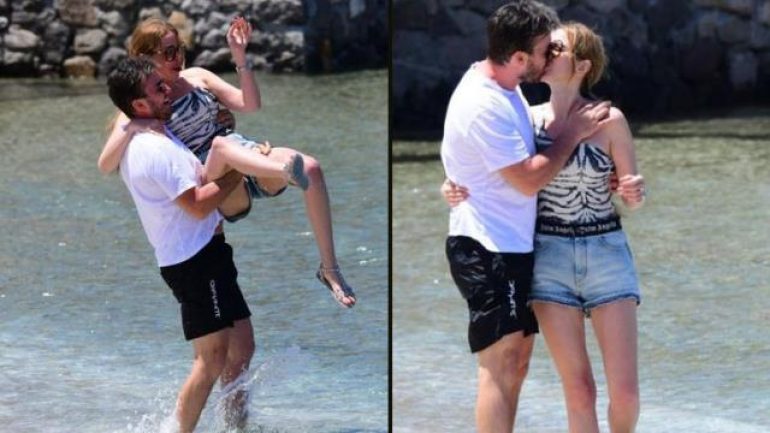 Mustafa Ceceli aşka geldi! Eşi Selin İmer’i öpücüklere boğdu