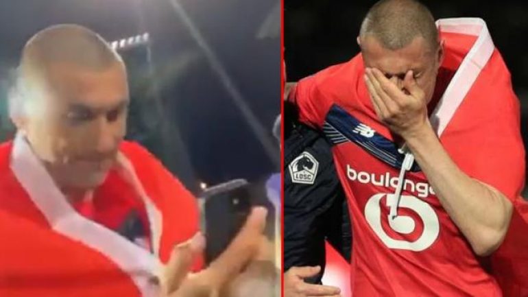 Burak Yılmaz’ın şampiyonluk sevinci