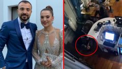 Okan Kurt’un alıkonduğu iddiasından yeni görüntüler! Bir kişiye saldırdığı anlar kamerada