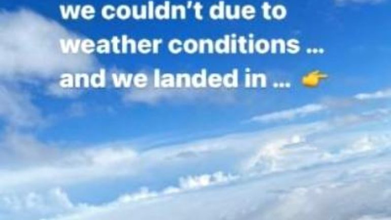 Dünyaca ünlü star, hava şartları nedeniyle Çorlu’da mahsur kaldı!