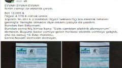 25 yıllık imam, camiye gelen okkalı elektrik faturasını manidar bir notla paylaştı