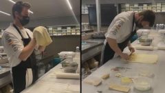 Kıvanç Tatlıtuğ mutfağa girip tatlı yaptı, hamile eşi Başak Dizer’den yorum gecikmedi