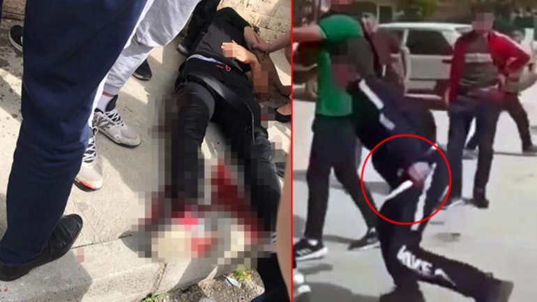 Okul önünde dehşet! 14 yaşındaki çocuk, liseli genci defalarca bıçakladı