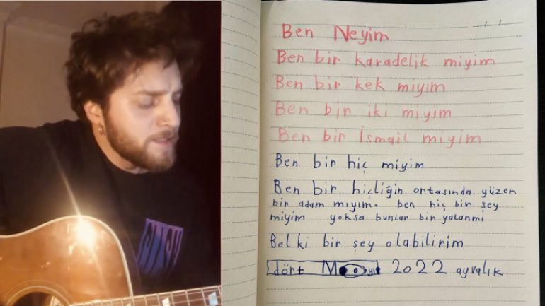 Ufuk Beydemir, 7 yaşındaki çocuğun yazdığı şiiri besteledi, sosyal medyayı salladı