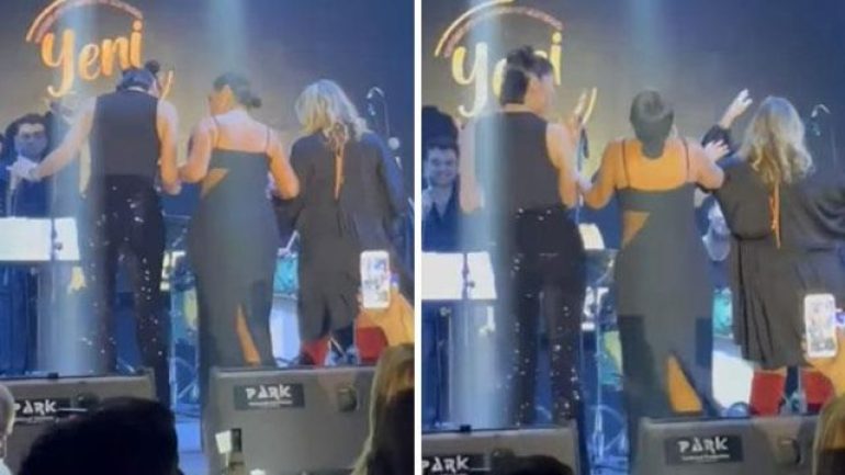 Hülya Avşar, Deniz Akkaya ve Saba Tümer’le kalça dansı yaptı