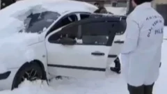Kayıp olarak aranıyordu, kara gömülmüş araçtan cesedi çıktı