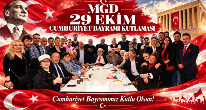 Magazin Gazetecileri Derneği MGD’de 29 Ekim kutlaması