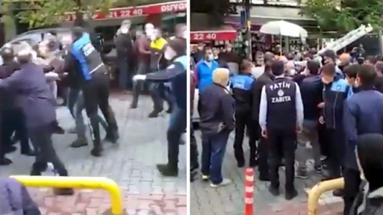 İBB ve Fatih zabıtaları birbirine girdi: Ben İmamoğlunu tanımam