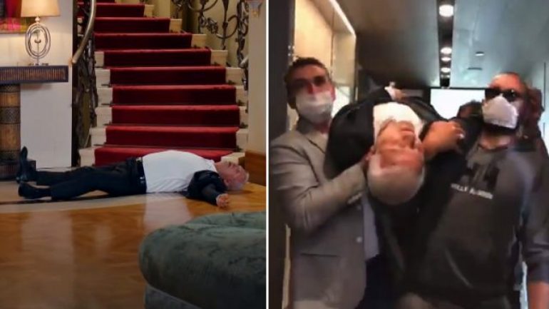 Oyuncu Talat Bulut’tan güldüren veda! Kurgu cenaze töreni düzenledi