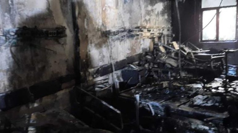 Gaziantep’te koronavirüs yoğun bakım servisindeki patlama sonrası ilk görüntüler