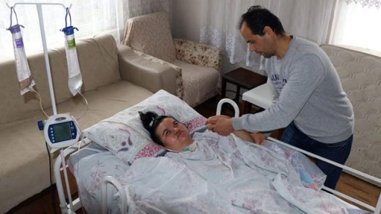 Doğumda iki kez kalbi durdu! Hayata döndürüldü ancak yatağa mahkum oldu