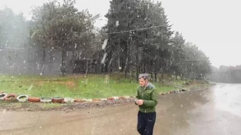 İstanbul’da beklenen kar yağışı başladı! İşte ilk görüntüler