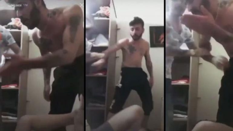 Ümitcan Uygun’un arkadaşı canlı yayında genç kızı bayıltana kadar dövdü