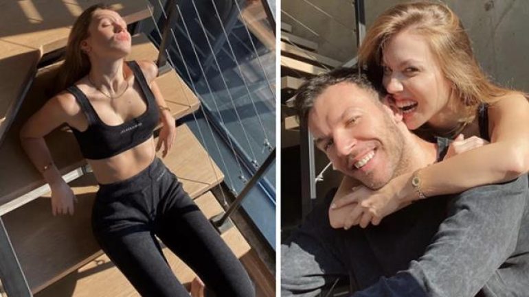 Duygu Özaslan aşka geldi! Sevgilisini öpmelere doyamadı