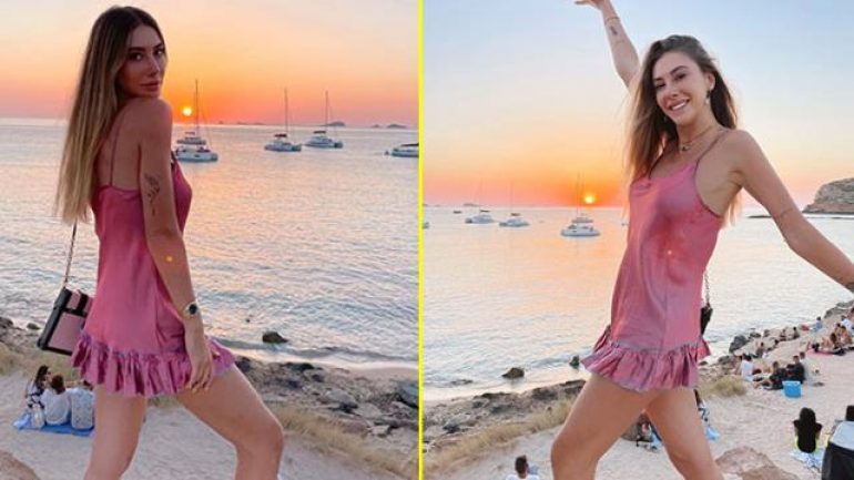 Eleştirilere kulak asmadı! Şeyma Subaşı, teknede kırmızı bikinisiyle cesur pozlar verdi