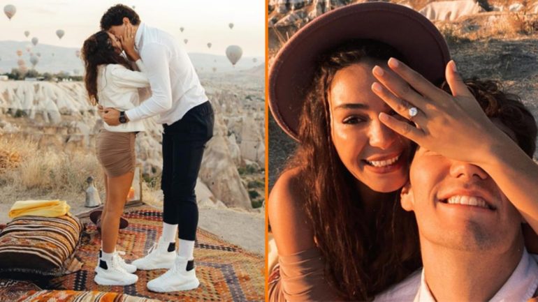 Cedi Osman kesenin ağzını açtı! Ebru Şahin’e milyonluk yüzük…