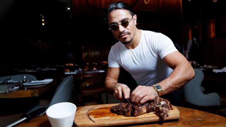 Nusret Gökçe, Londra’da yeni restoranını çıraklık fotoğrafıyla duyurdu!