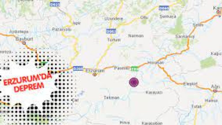 Erzurum beşik gibi sallanıyor! Bir deprem daha meydana geldi