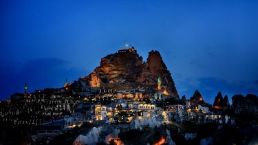 Kış mevsiminin en güzel hali Kapadokya’da