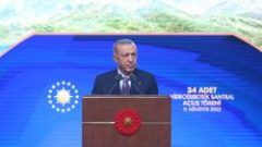 Cumhurbaşkanı Erdoğan, 34 hidroelektrik santralinin açılışını yaptı