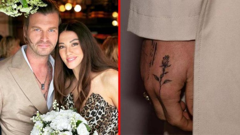 Kıvanç Tatlıtuğ’un eline yaptırdığı gül dövmesinin sırrı çözüldü