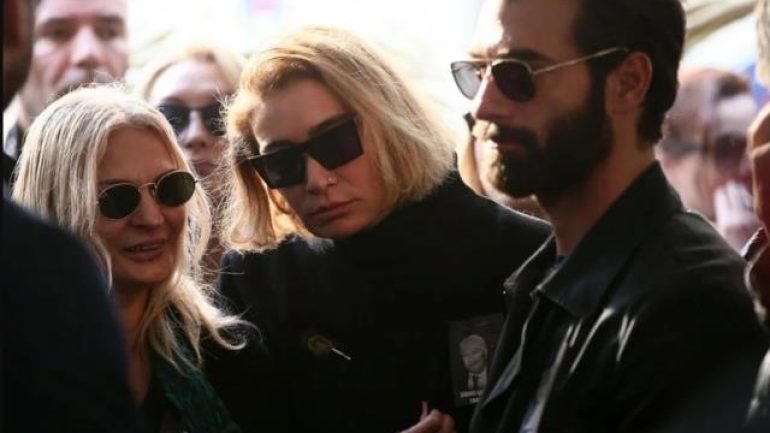 Sıla’nın babası son yolculuğuna uğurladı