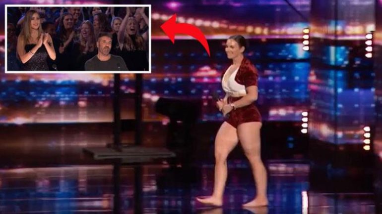 Genç kadın dansıyla koca salonun ağzını açık bıraktı