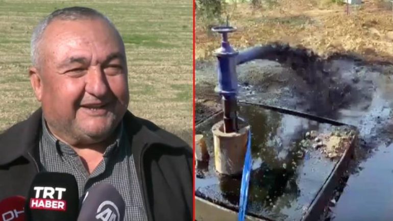Su bulmak için sondaj açtı, hiç beklemediği bir sonuçla karşılaştı! Tüm ilçenin kaderi değişecek