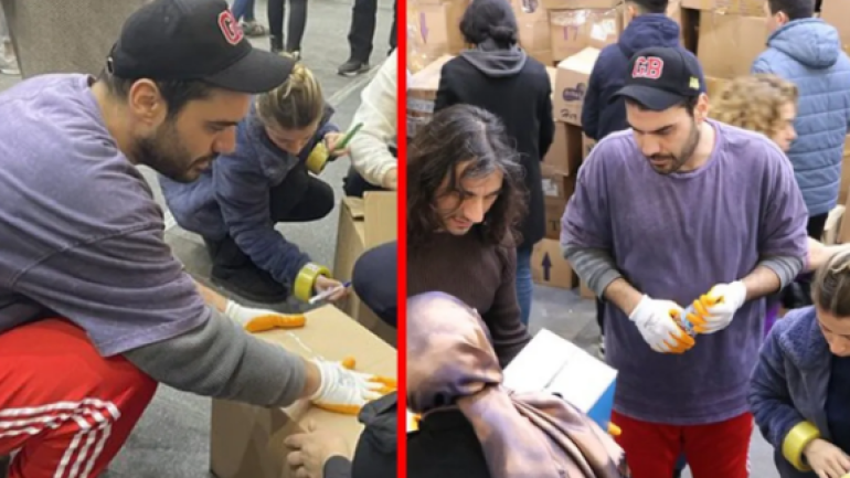 Kasaba dizisi oyuncuları seferber oldu! Yardım paketlerini düzenlediler