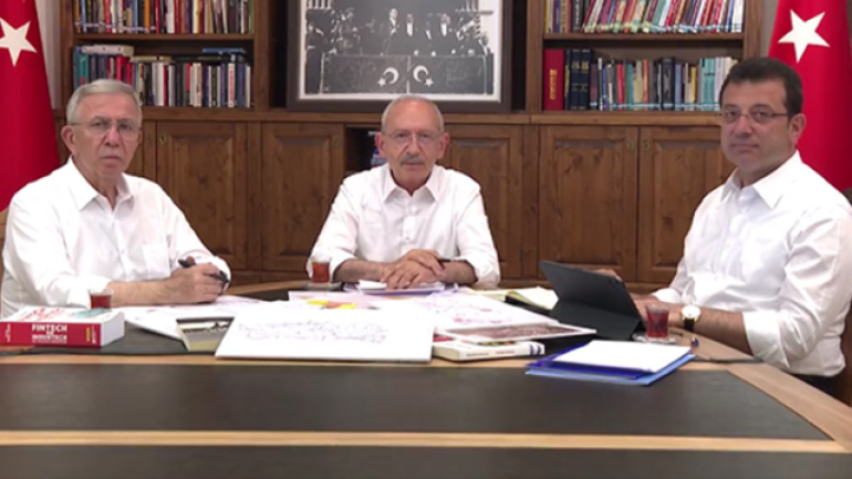 Kılıçdaroğlu, İmamoğlu ve Mansur Yavaş ile “Yiğitlerim” diyerek video paylaştı! Her ikisine de ayrı birer görev verdi