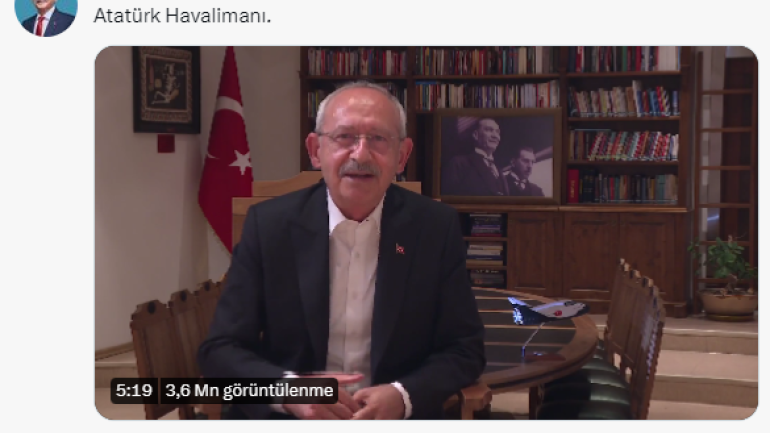 Kılıçdaroğlu’ndan Haluk Bayraktar’a “Atatürk Havalimanı” tepkisi: Bu kadar siyasallaşmayın sevgili Haluk Bey
