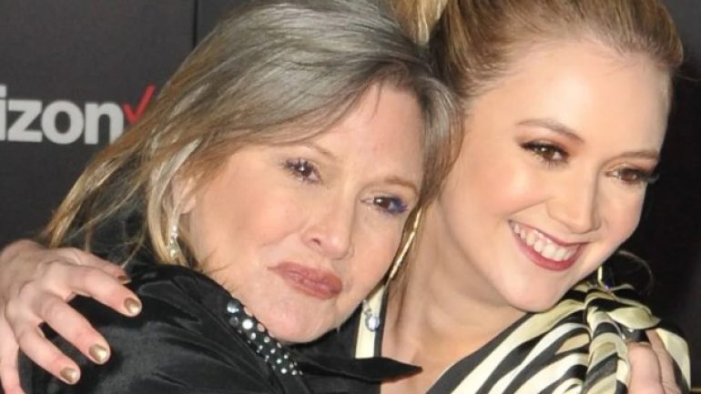 Billie Lourd’dan hayatını kaybeden annesi Carrie Fisher hakkında duygusal mesaj