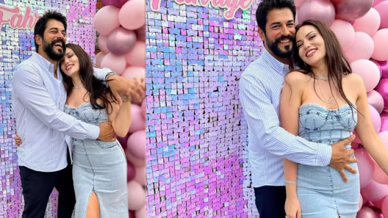 Kuruluş Osman’ın yıldızı Burak Özçivit ile Fahriye Evcen’den tekne pozu