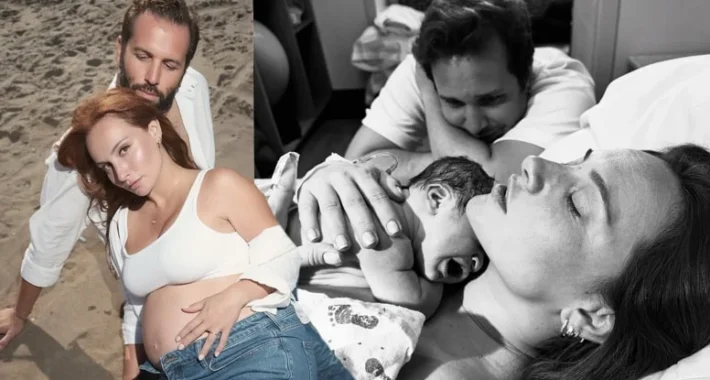 Başak Gümülcinelioğlu anne oldu: Doğum sonrası ilk aile pozu